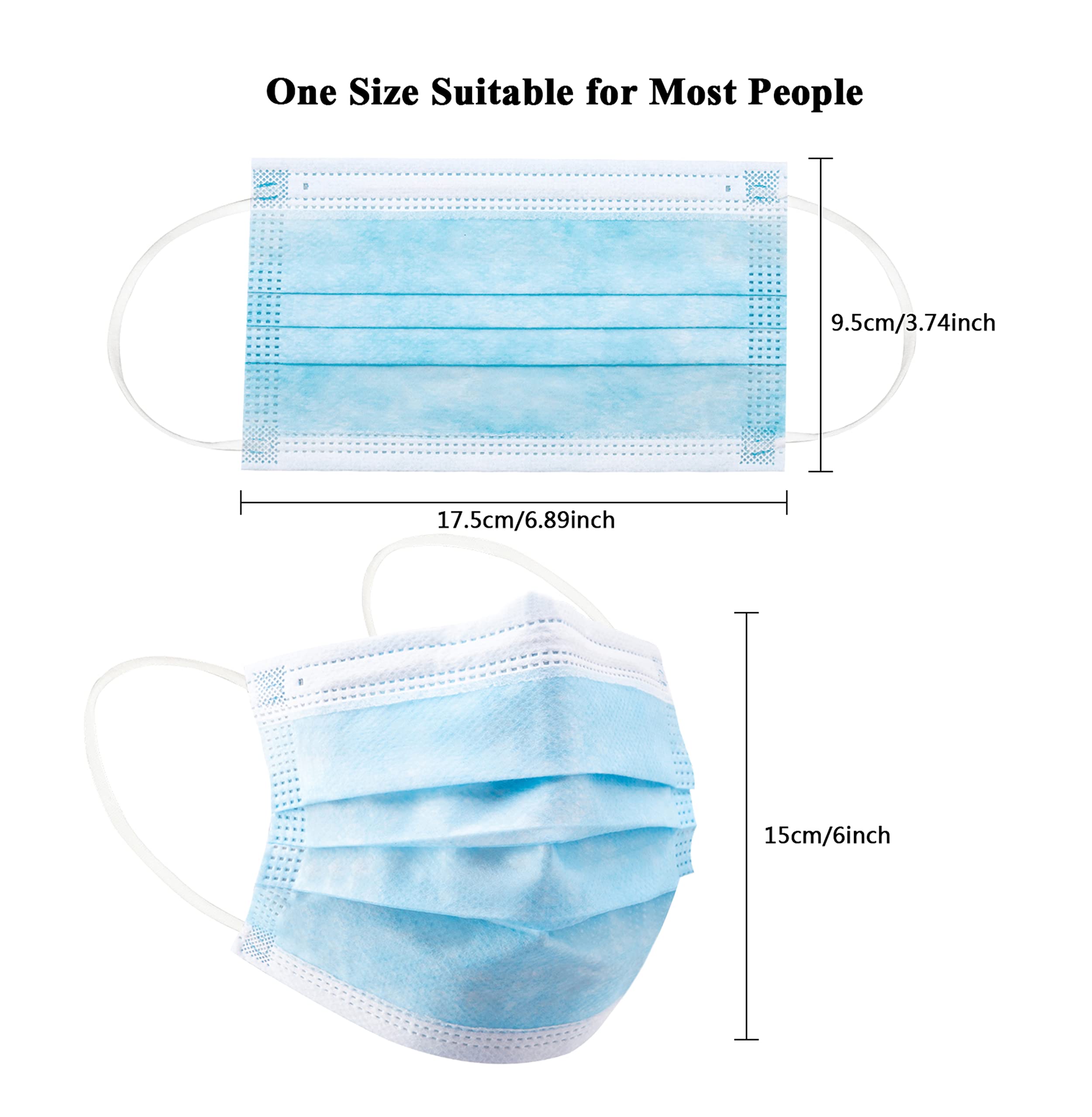 50/100Pcs Disposable Mask for  - огляд і ціна Disposable Surgical Mask