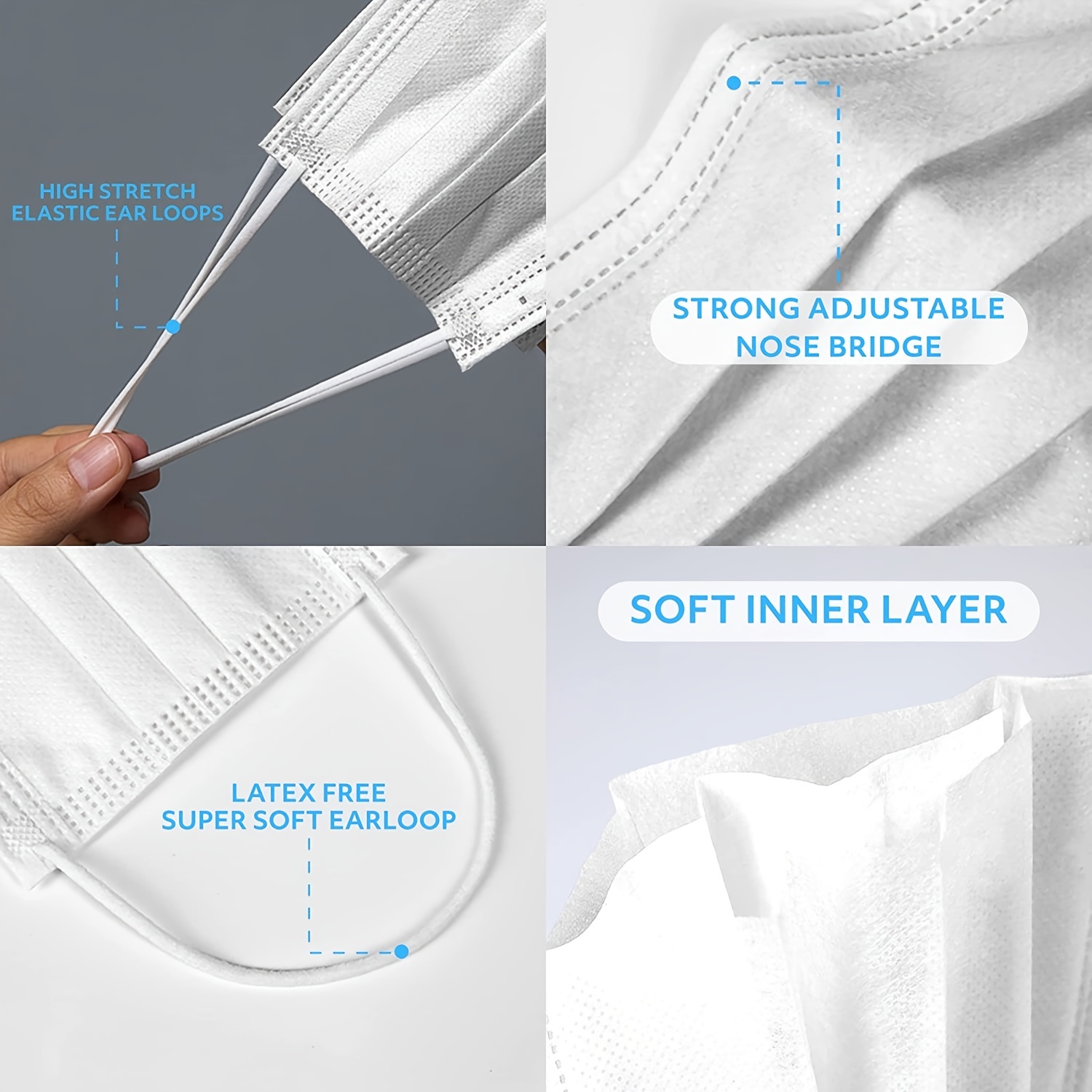 50/100Pcs Disposable Mask for  - огляд і ціна Disposable Surgical Mask