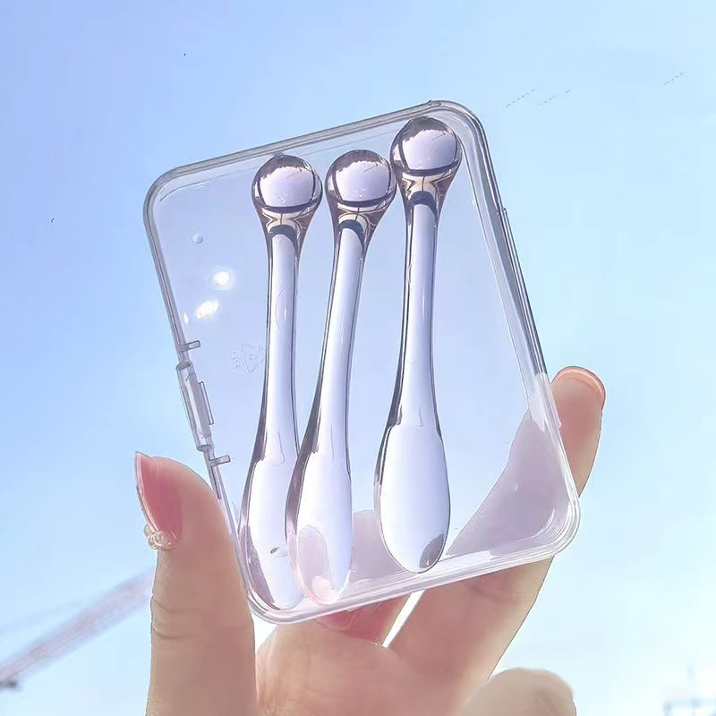 【Peace】Acrylic Cosmetic Spatul - огляд і ціна Face Mask Storage Box