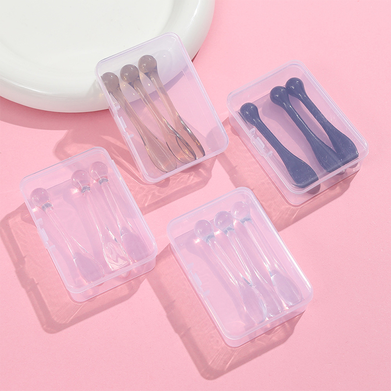 【Peace】Acrylic Cosmetic Spatul - огляд і ціна Face Mask Storage Box