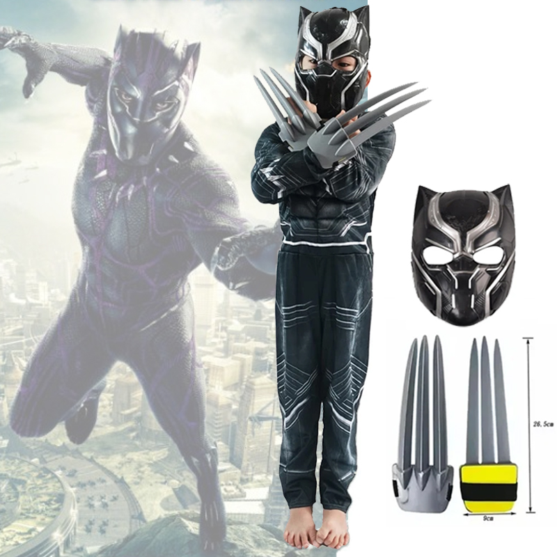 Anime Superhero Black Panther  - огляд і ціна Black Face Mask Pack