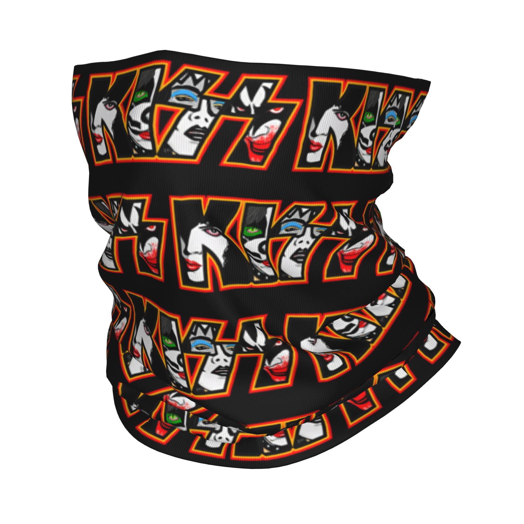 Custom Heavy Metal Rock K-Kiss - огляд і ціна Neck Gaiter Face Cover