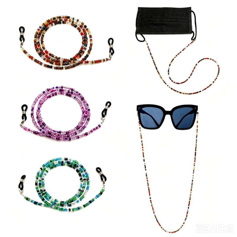 Crystal Glasses Chain For Wome - огляд і ціна Mask Chain Holder