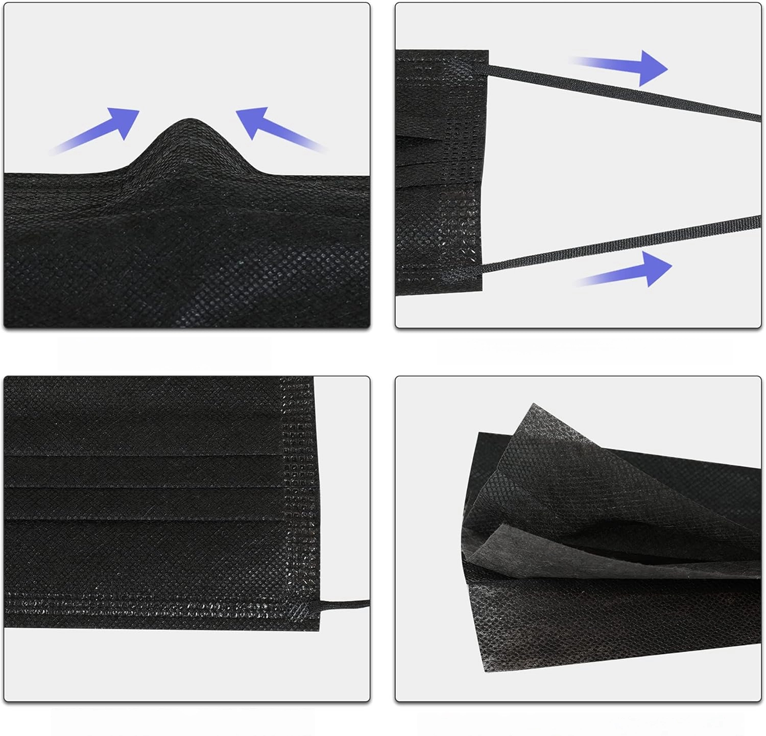 200Pcs Thick Black Disposable  - огляд і ціна Disposable Surgical Mask