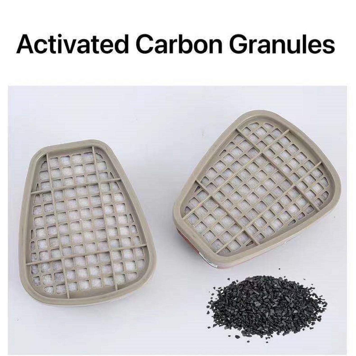 6001 Activated Carbon Cartridg - огляд і ціна Dust Mask Construction