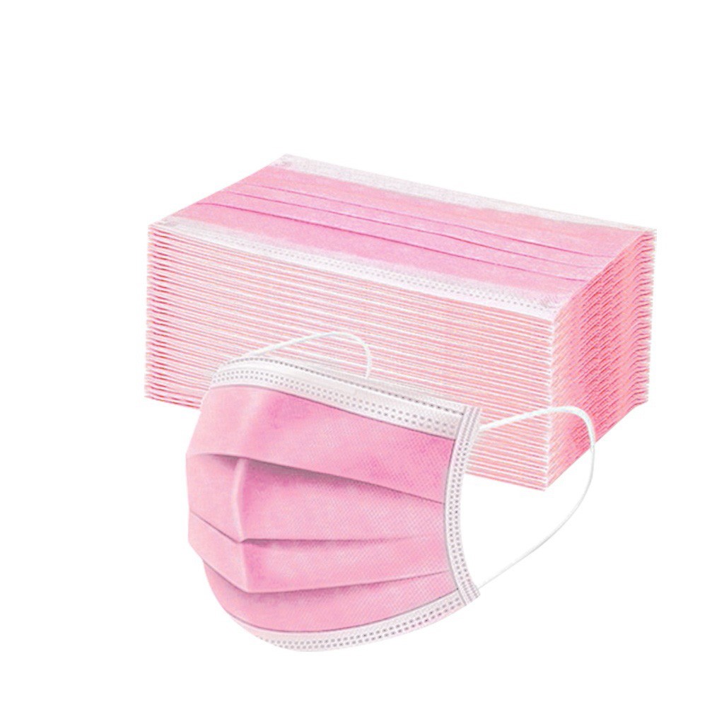 50pcs Women Man Solid Disposab - огляд і ціна Disposable Surgical Mask