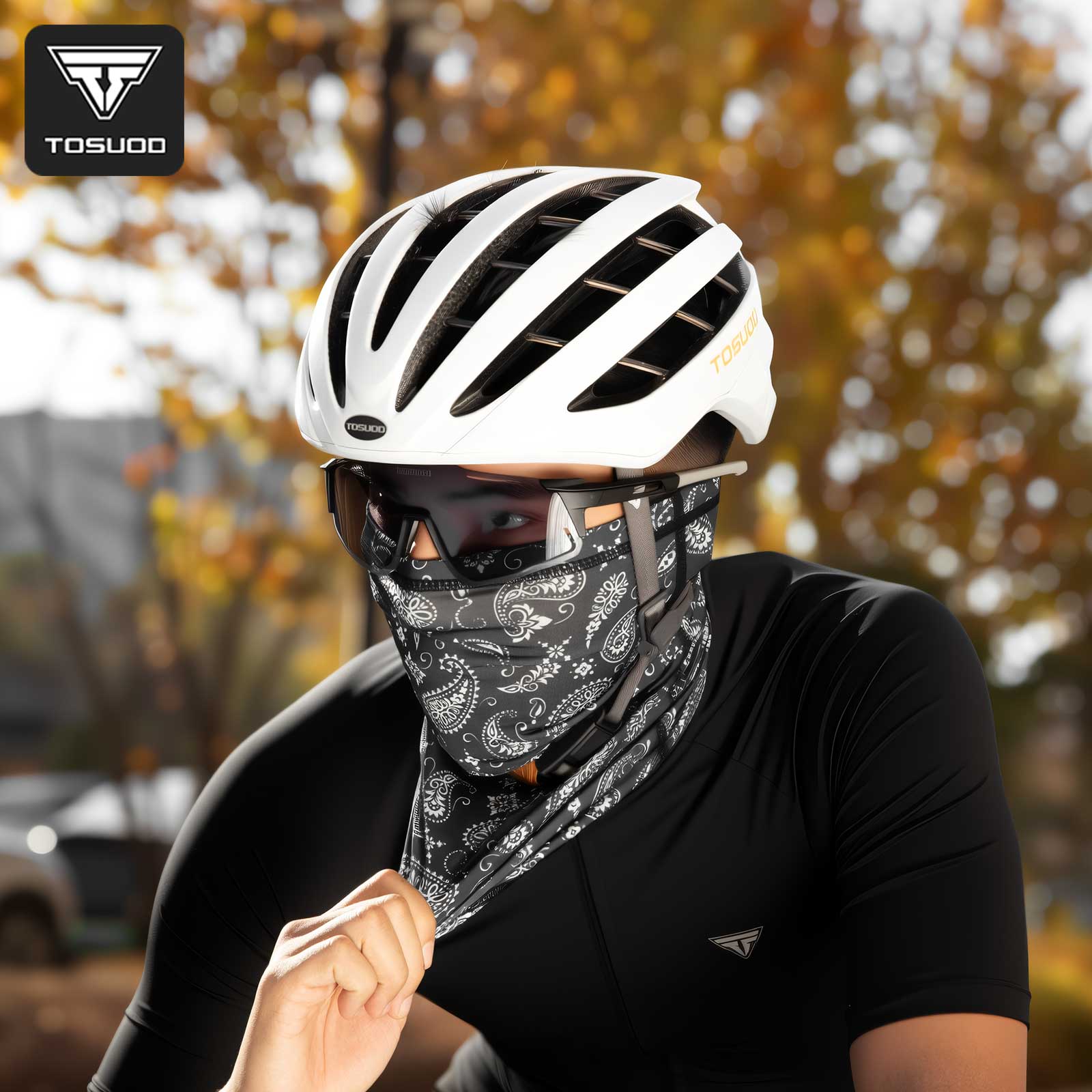 TOSUOD Ice Silk Cycling Face M - огляд і ціна Sports Mask Breathable