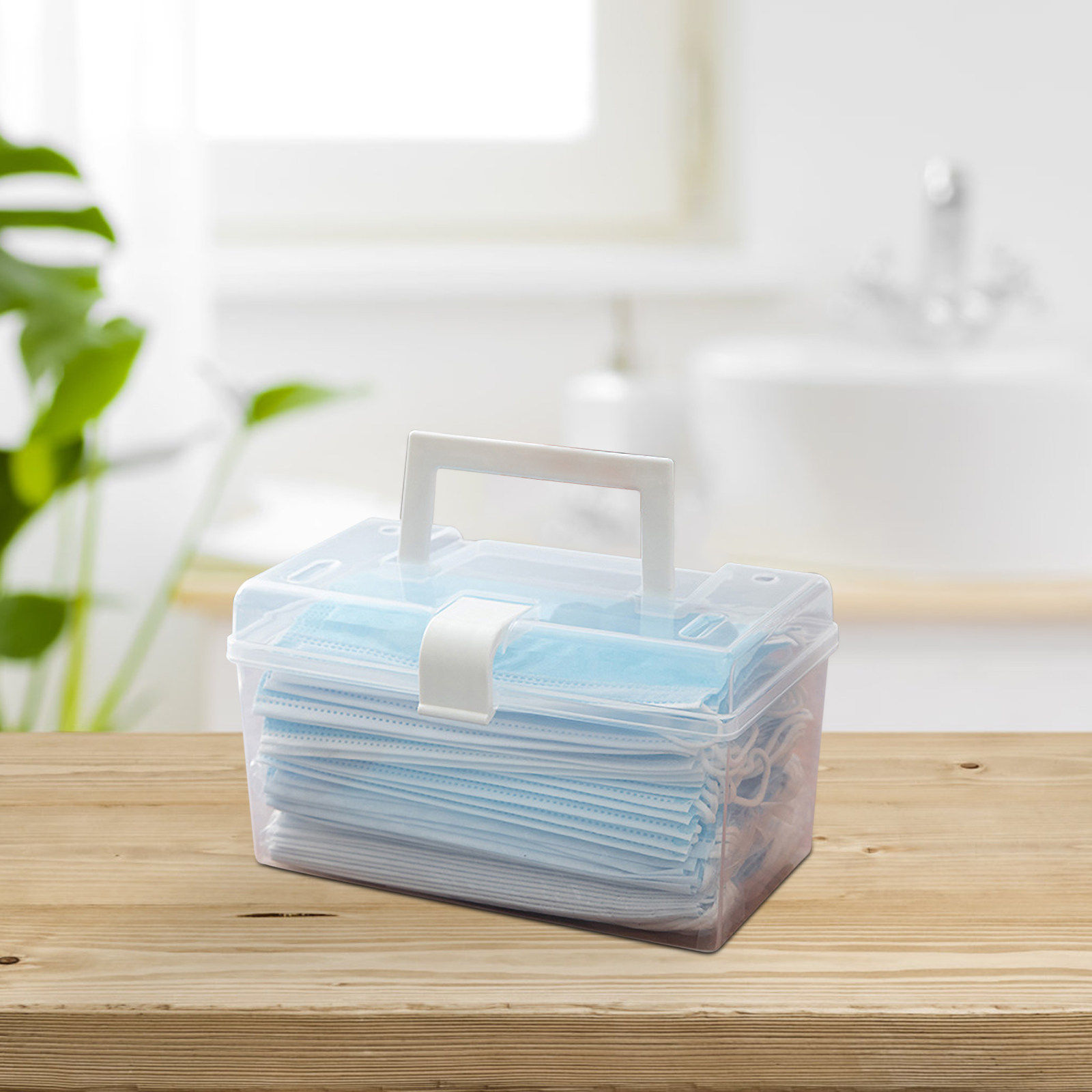 1Pcs Healthy Premium Plastic D - огляд і ціна Face Mask Storage Box