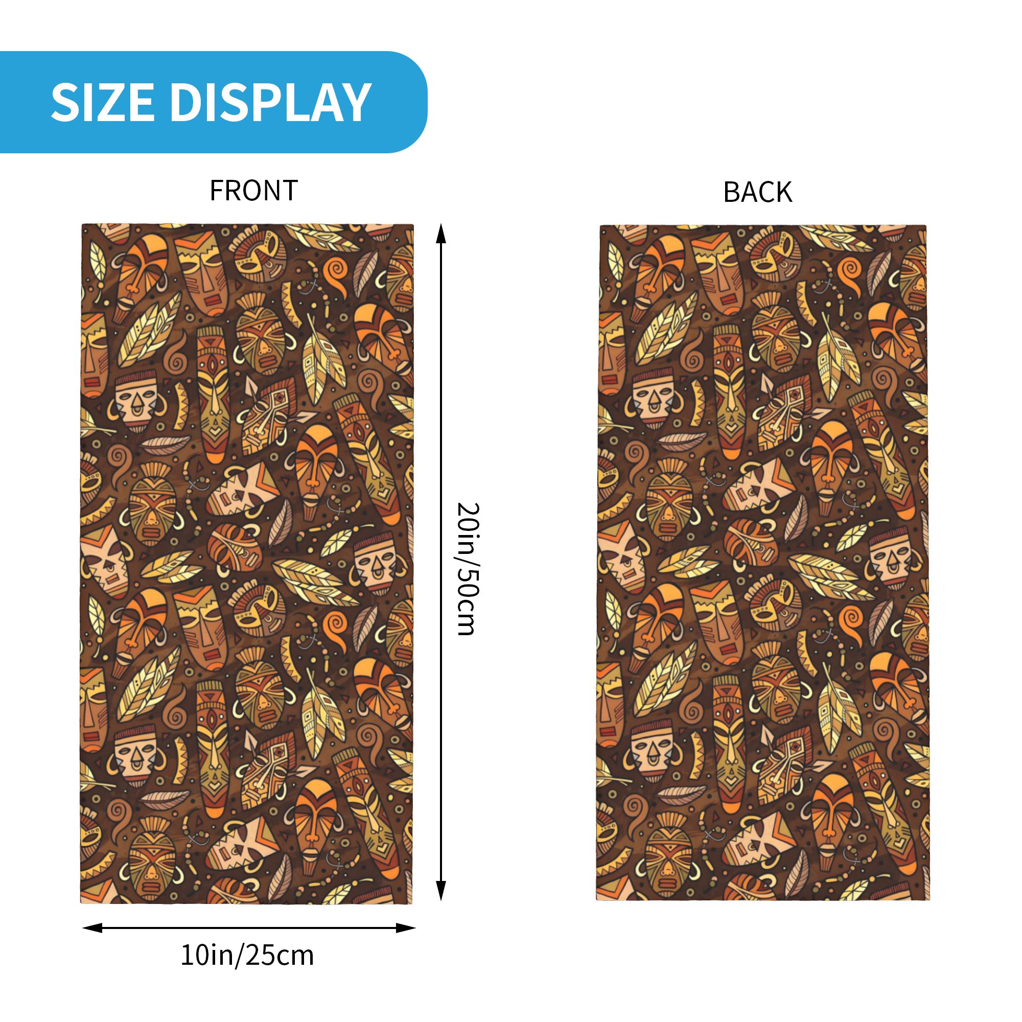 Custom Tribal Mask Pattern Ban - огляд і ціна Neck Gaiter Face Cover