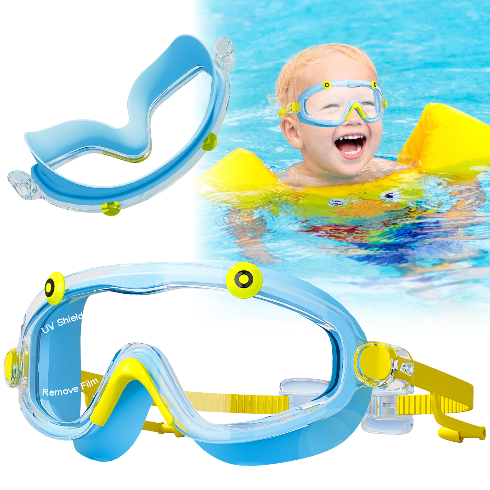 Kids Swim Goggles Boys Girls A - огляд і ціна Anti Pollution Mask
