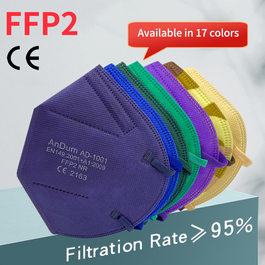 5PCS FFP2 Mask CE Approved Fil - огляд і ціна Anti Pollution Mask