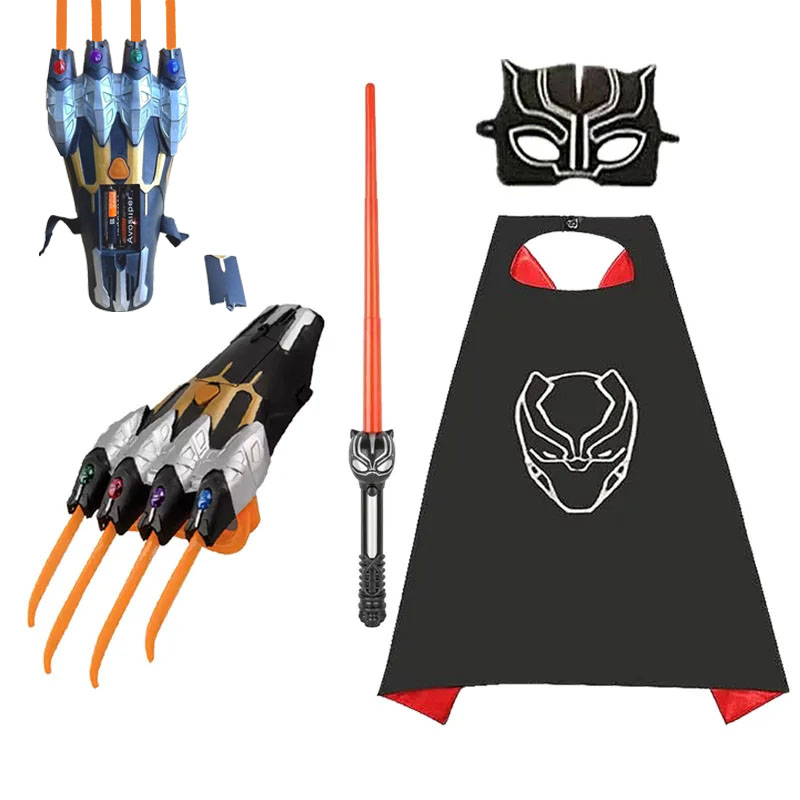 Superhero Mask Cape Set, Black - огляд і ціна Black Face Mask Pack