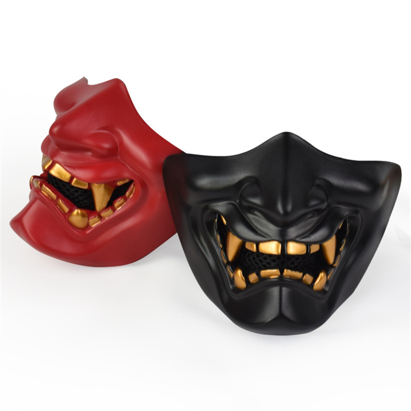 Masks Half Oni Cosplay Decor S - огляд і ціна Respirator Half Face