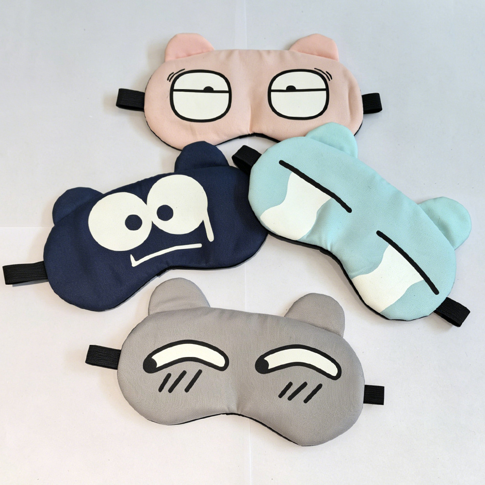 Cartoon Fun Eye Mask Elastic E - огляд і ціна Mask Lanyard Adjustable