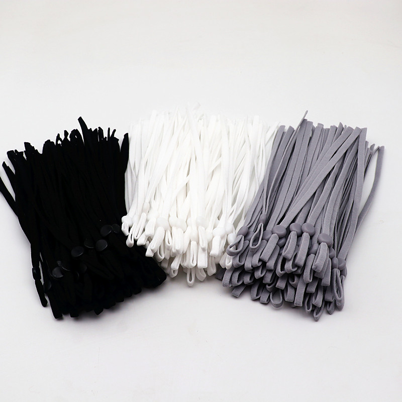 100Pcs15CM/5mm Black and White - огляд і ціна Mask Lanyard Adjustable