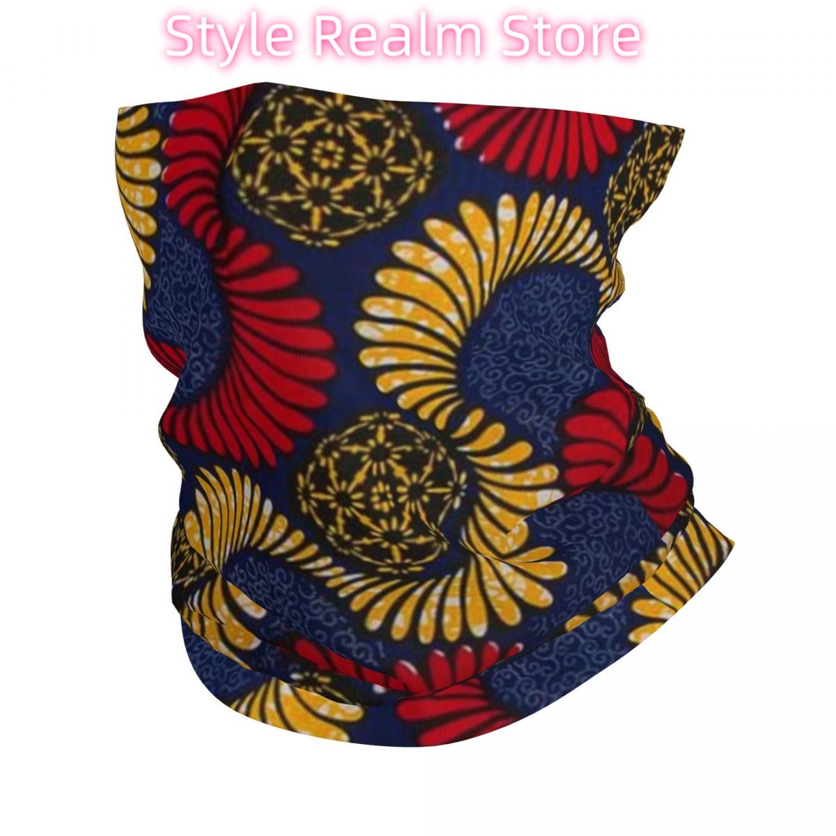 Ankara African Pattern Bandana - огляд і ціна Neck Gaiter Face Cover