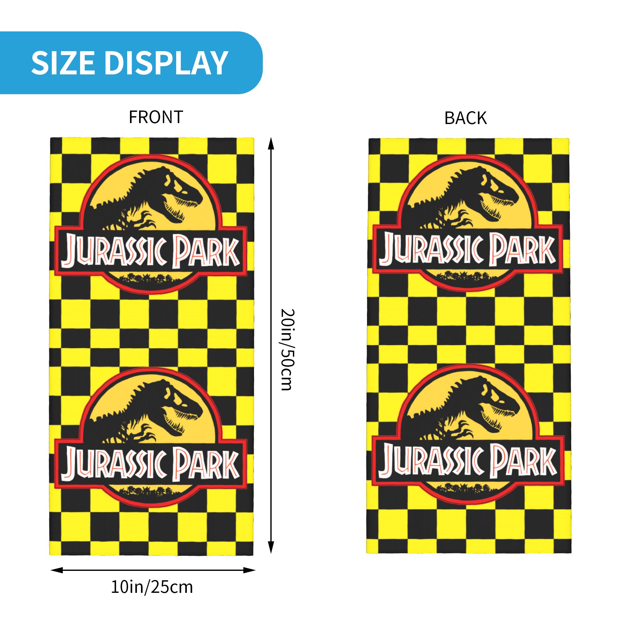 Custom Jurassic Park'ES Dinosa - огляд і ціна Neck Gaiter Face Cover