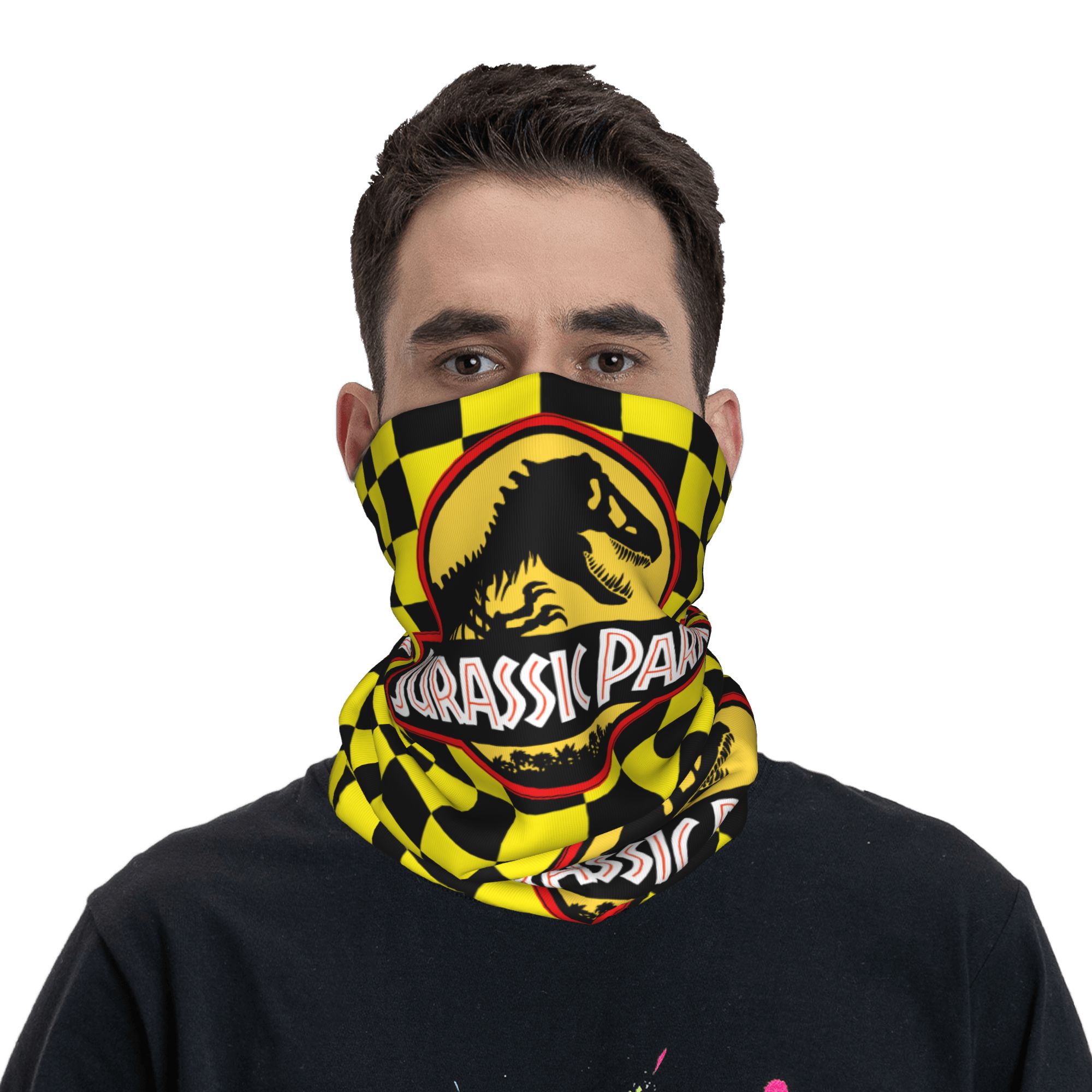 Custom Jurassic Park'ES Dinosa - огляд і ціна Neck Gaiter Face Cover
